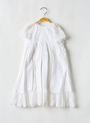 Robe longue blanc LES PETITS INCLASSABLES pour fille seconde vue