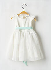 Robe mi-longue blanc LES PETITS INCLASSABLES pour fille seconde vue