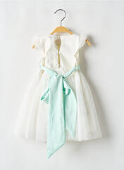 Robe mi-longue blanc LES PETITS INCLASSABLES pour fille seconde vue