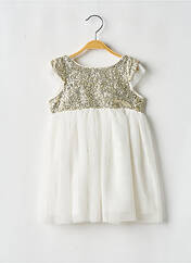 Robe mi-longue blanc LES PETITS INCLASSABLES pour fille seconde vue