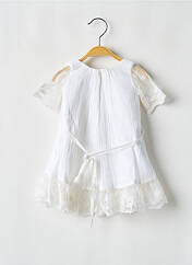 Robe mi-longue blanc LES PETITS INCLASSABLES pour fille seconde vue