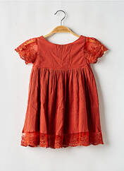 Robe mi-longue orange LES PETITS INCLASSABLES pour fille seconde vue