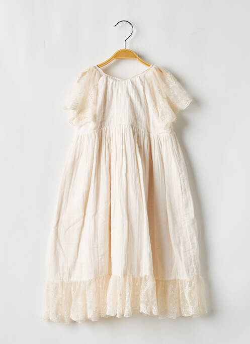 Robe longue beige LES PETITS INCLASSABLES pour fille