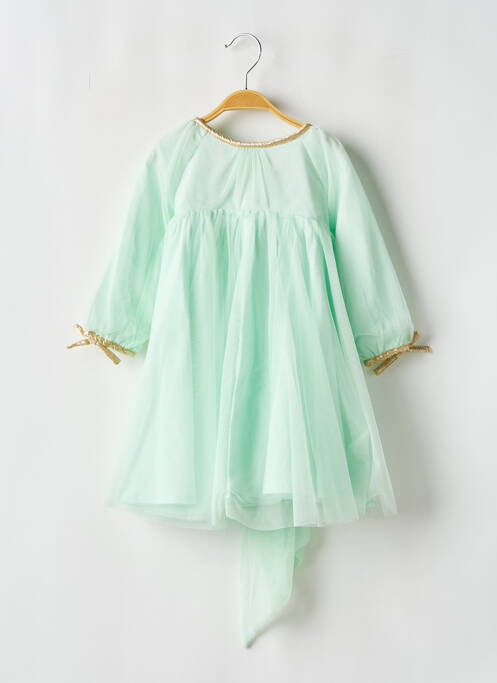 Robe longue vert LES PETITS INCLASSABLES pour fille