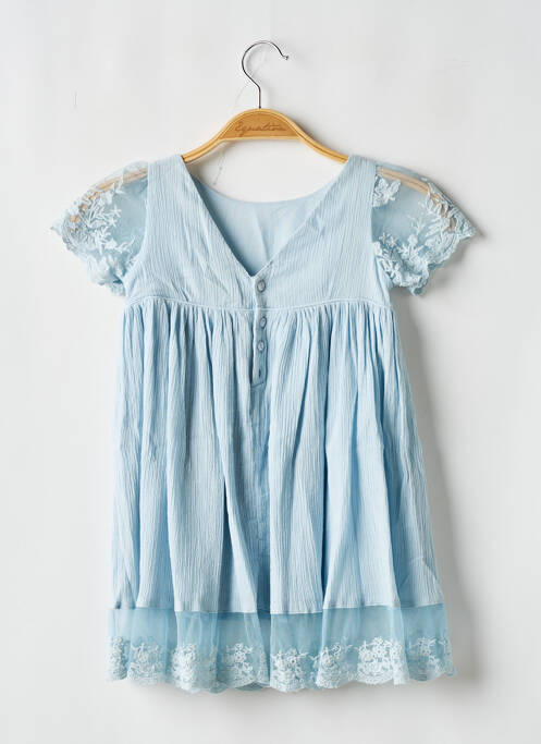 Robe mi-longue bleu LES PETITS INCLASSABLES pour fille