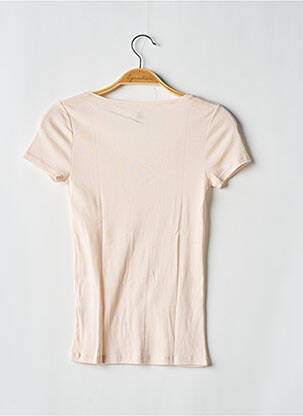 T-shirt coupe cintrée manches courtes rose PETIT BATEAU fille