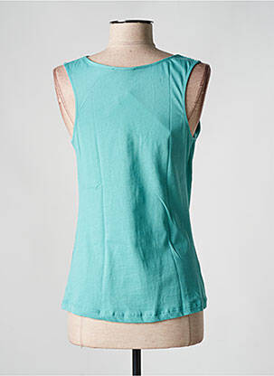 T-shirt stretch manches courtes bleu LES RACINES DU CIEL femme