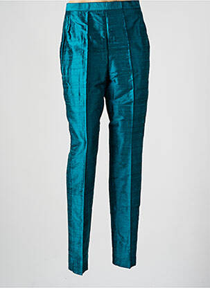 Pantalon slim taille haute taille haute vert KREYANN DOUALA femme