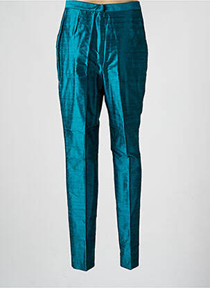 Pantalon slim taille haute taille haute vert KREYANN DOUALA femme