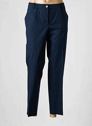Pantalon chino tissage popeline taille normale bleu ROSSO 35 femme