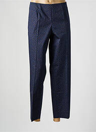Pantalon 7/8 tissage popeline bleu ROSSO 35 femme