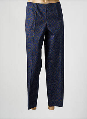 Pantalon 7/8 tissage popeline bleu ROSSO 35 femme