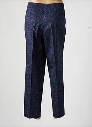 Pantalon 7/8 tissage popeline bleu ROSSO 35 femme