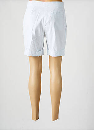 Short taille à pinces taille haute bleu LOLA BON'HEURE femme