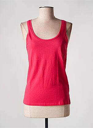 Débardeur rose MAJESTIC FILATURES pour femme