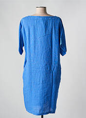 Robe mi-longue bleu 120% LINO pour femme seconde vue