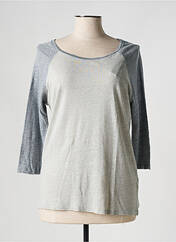 T-shirt gris MAJESTIC FILATURES pour femme seconde vue