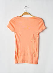 T-shirt orange PETIT BATEAU pour fille seconde vue
