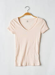 T-shirt rose PETIT BATEAU pour fille seconde vue