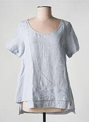 Tunique manches courtes bleu KOKOMARINA pour femme seconde vue