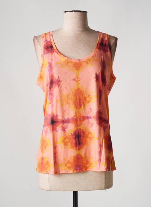 Débardeur rose MAJESTIC FILATURES pour femme