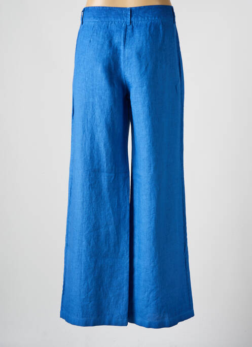 Pantalon flare bleu 120% LINO pour femme