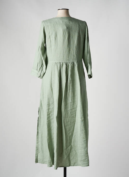 Robe longue vert ROSSO 35 pour femme