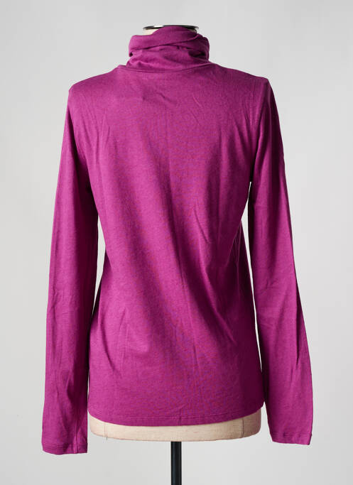 Sous-pull violet MAJESTIC FILATURES pour femme