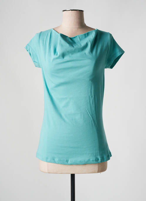 T-shirt bleu LES RACINES DU CIEL pour femme