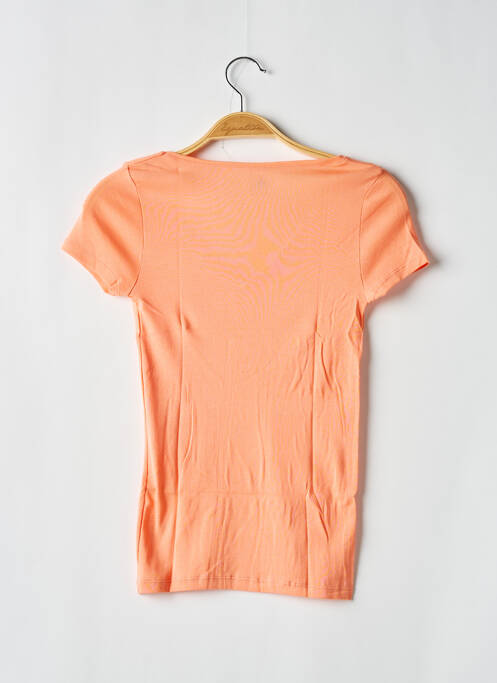 T-shirt orange PETIT BATEAU pour fille