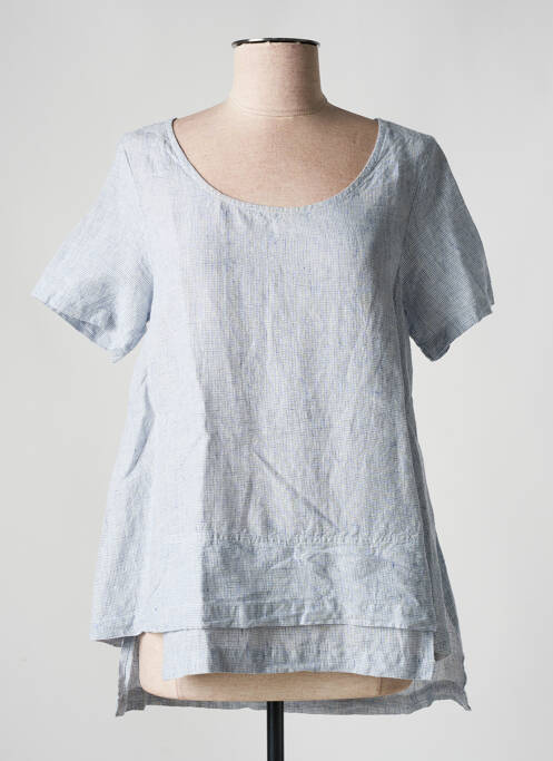 Tunique manches courtes bleu KOKOMARINA pour femme