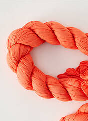 Foulard orange CLAUDE CHESNE pour femme seconde vue