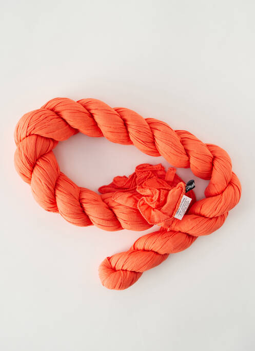 Foulard orange CLAUDE CHESNE pour femme