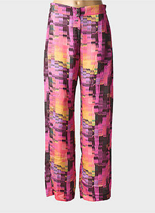 Pantalon droit taille élastique taille normale rose HEIMSTONE femme