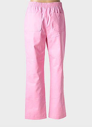 Pantalon droit tissage popeline taille normale rose ESSENTIEL ANTWERP femme