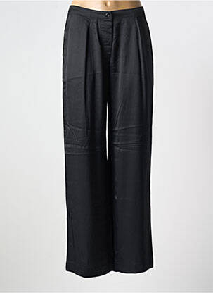 Pantalon large fermeture zippée sous rabat boutonné taille normale noir KARMA KOMA femme