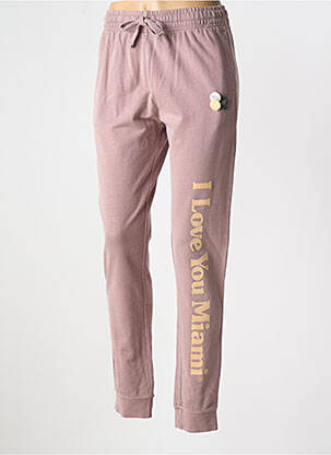 Jogging stretch taille normale rose NEWTONE femme