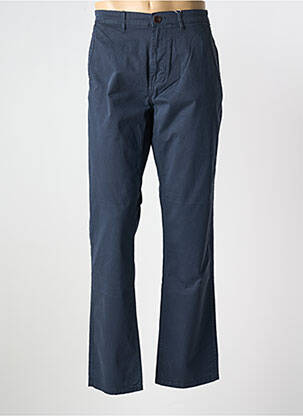 Pantalon chino tissage popeline taille normale bleu PETROL INDUSTRIES homme