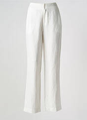 Pantalon droit blanc HANA SAN pour femme seconde vue