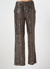 Pantalon flare marron MKT STUDIO pour femme seconde vue