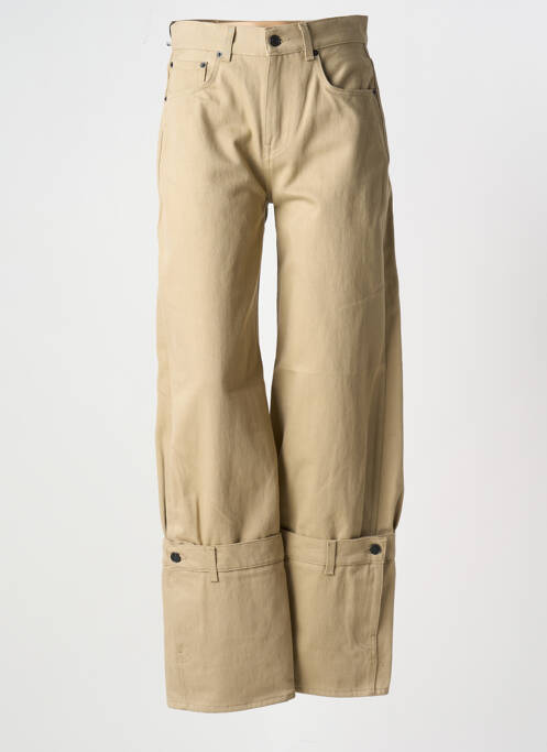 Jeans coupe droite beige HAIKURE pour femme