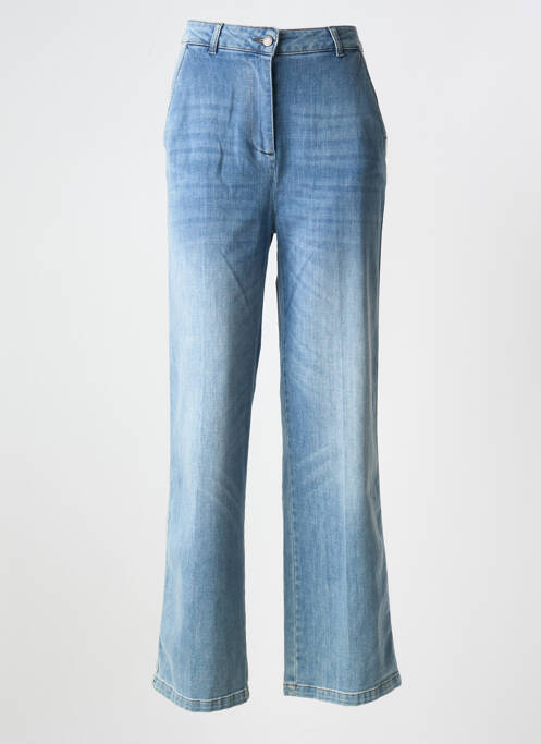 Jeans coupe droite bleu PENN & INK N.Y pour femme