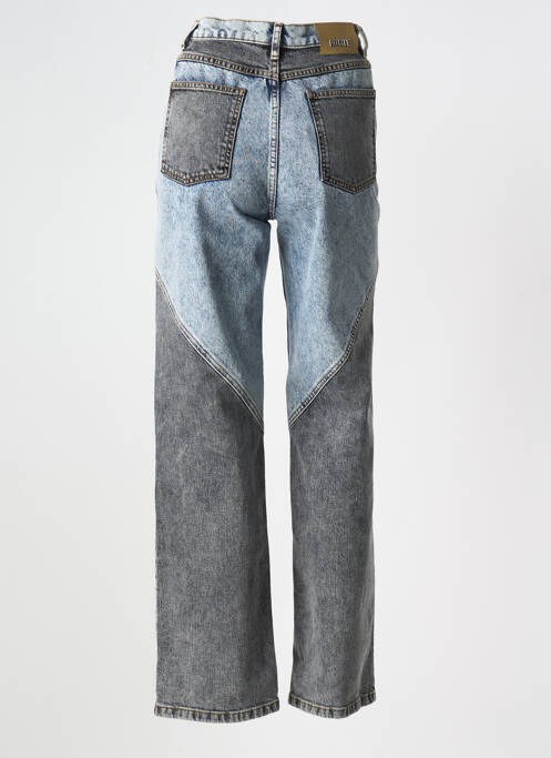 Jeans coupe droite noir ROTATE femme