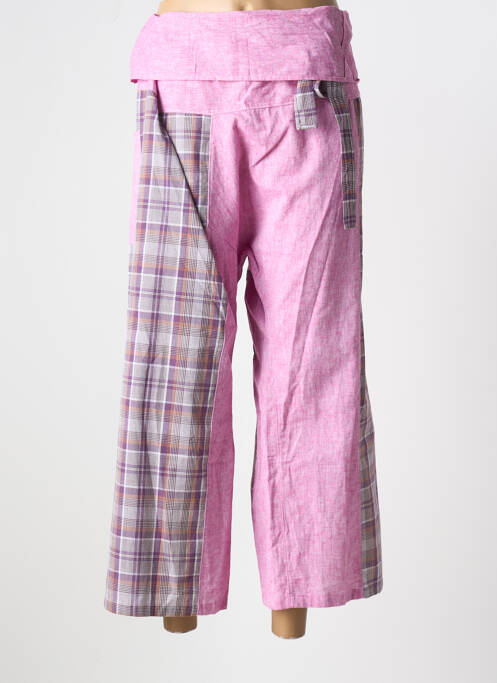 Pantalon 7/8 rose LOVE AND LET DYE pour femme