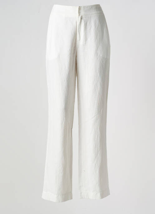 Pantalon droit blanc HANA SAN pour femme