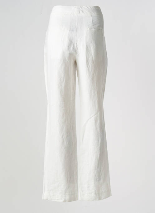 Pantalon droit blanc HANA SAN pour femme
