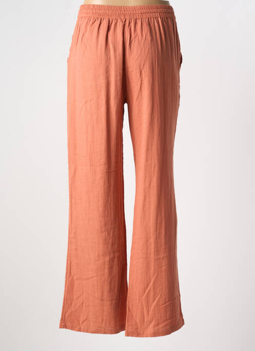 Pantalon droit orange NOTSHY pour femme