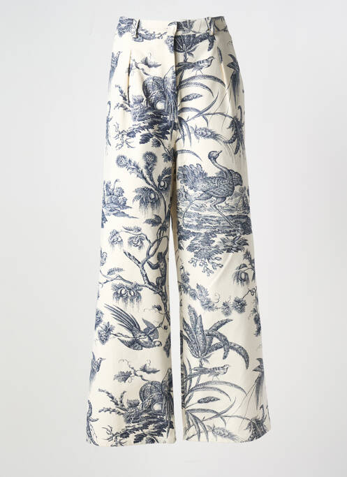 Pantalon flare beige CLARAMONTE pour femme