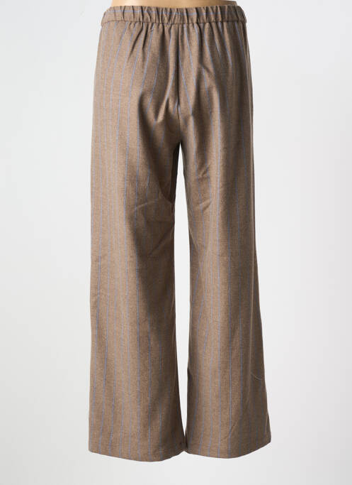 Pantalon large marron DIEGA pour femme