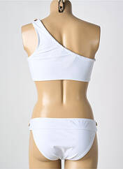 Maillot de bain 2 pièces blanc WILD pour femme seconde vue